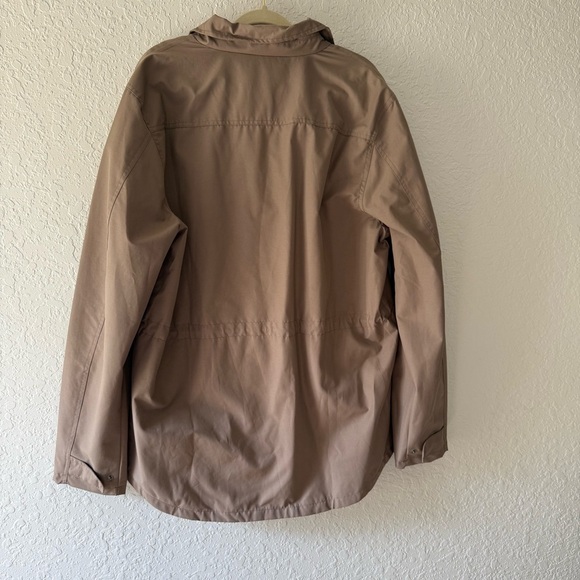 Five Four Tan Utility Jacket with Collared Neckline - Picture 2 of 5